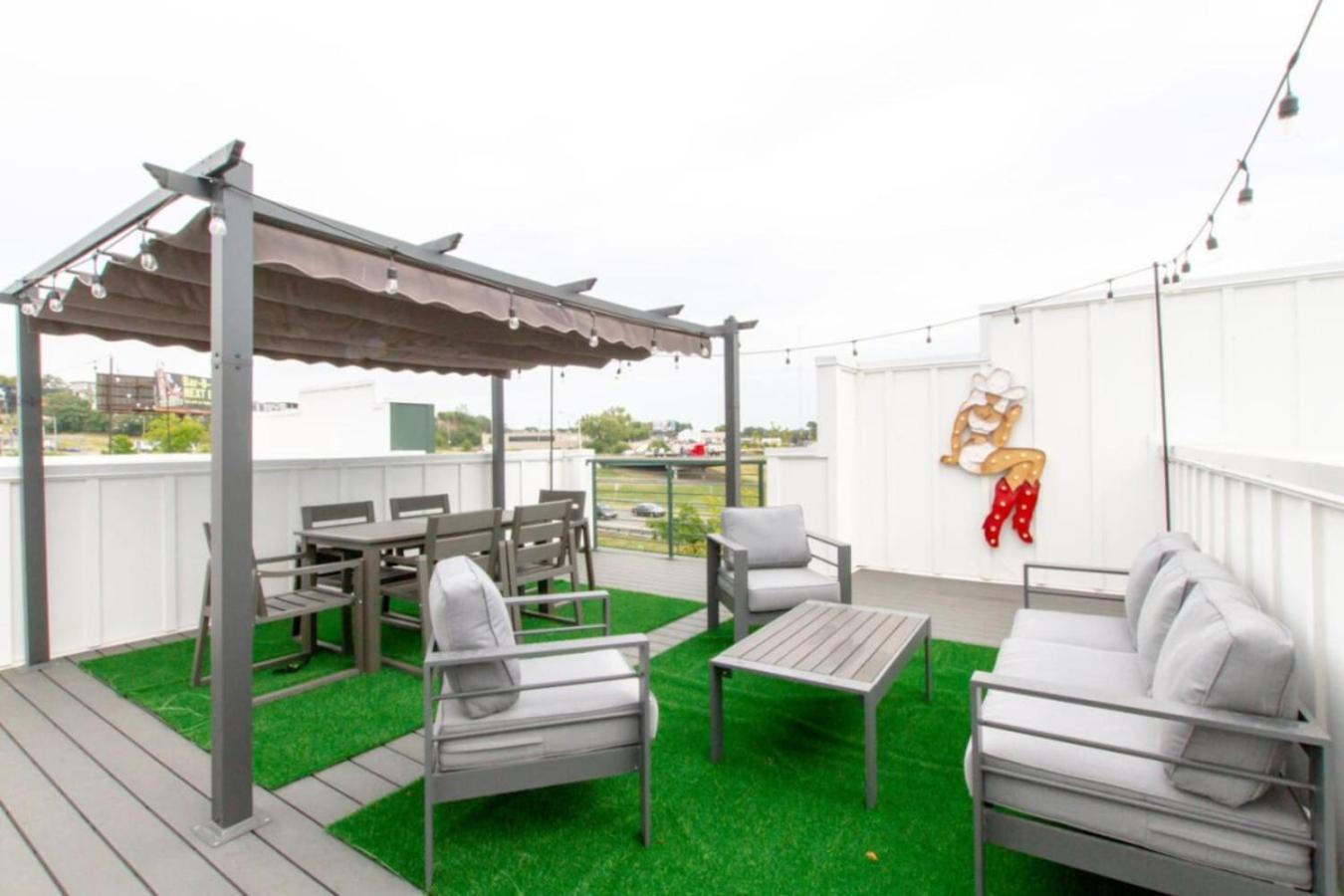 Skyline Serenity Rooftop Patio With Ping Pong Villa Nashville Luaran gambar