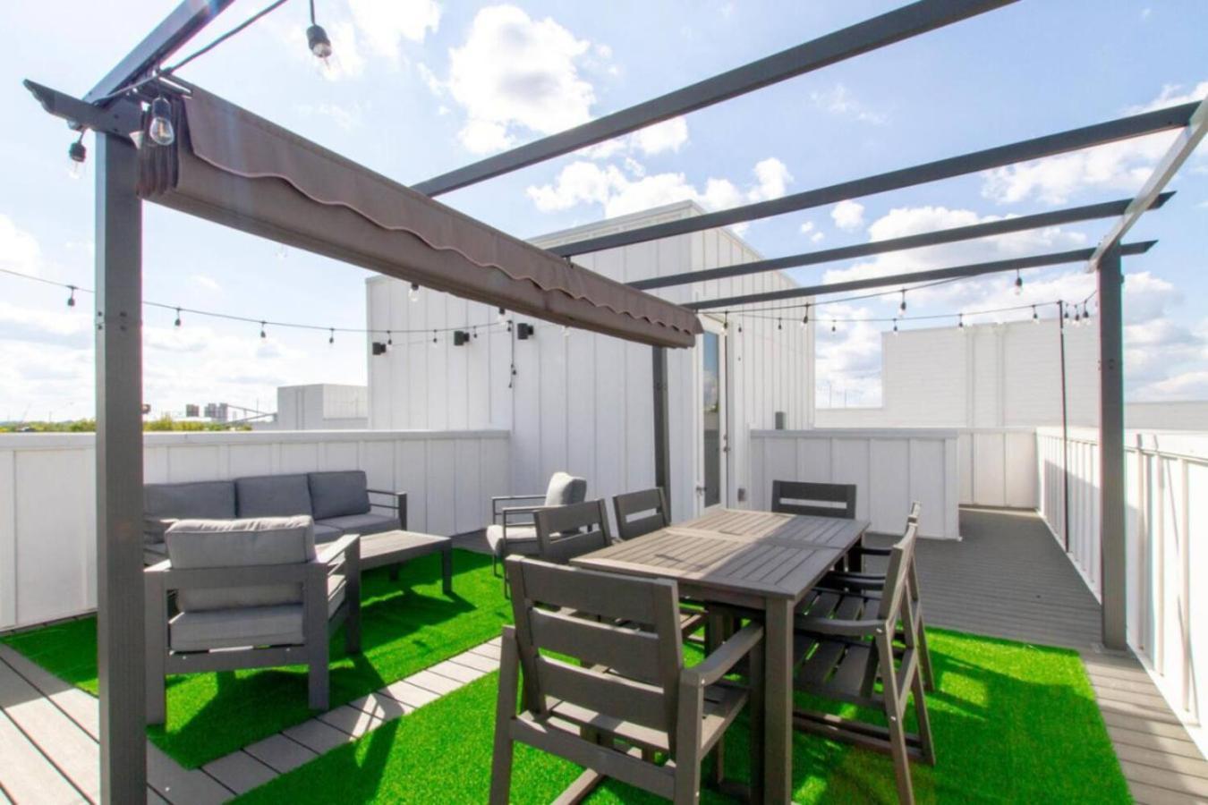 Skyline Serenity Rooftop Patio With Ping Pong Villa Nashville Luaran gambar