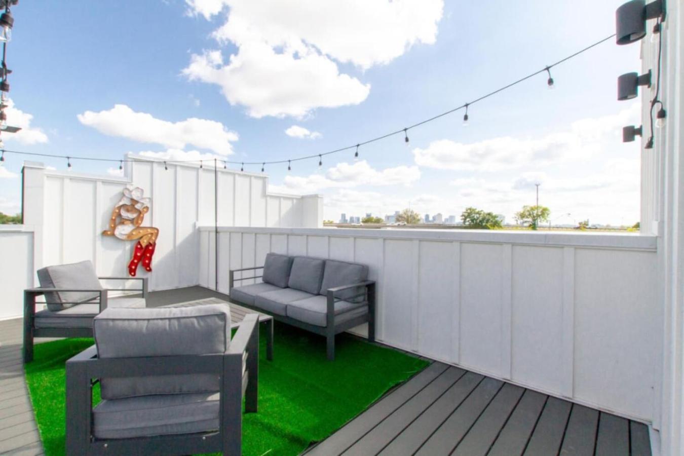 Skyline Serenity Rooftop Patio With Ping Pong Villa Nashville Luaran gambar