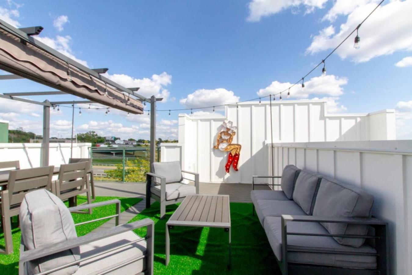 Skyline Serenity Rooftop Patio With Ping Pong Villa Nashville Luaran gambar